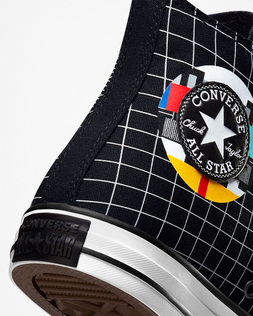 Dámské Boty Vysoké Converse Chuck Taylor All Star Color Grid Bílé Viacfarebný Hnědé | CZ FWOA50